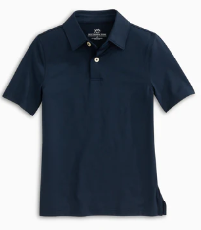True Navy Driver Perf Polo - Boy