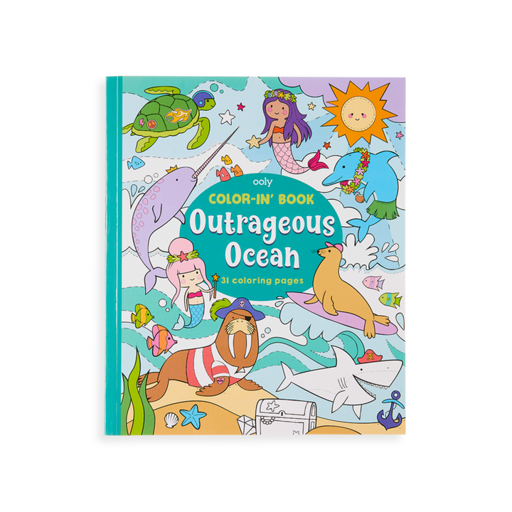 Outrageous Ocean Color-in Book