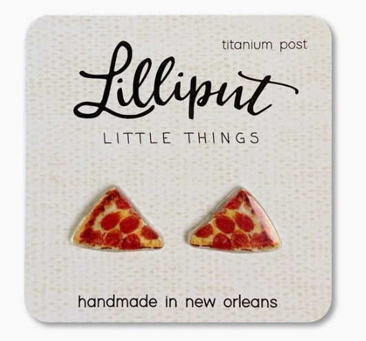Pizza Earrings
