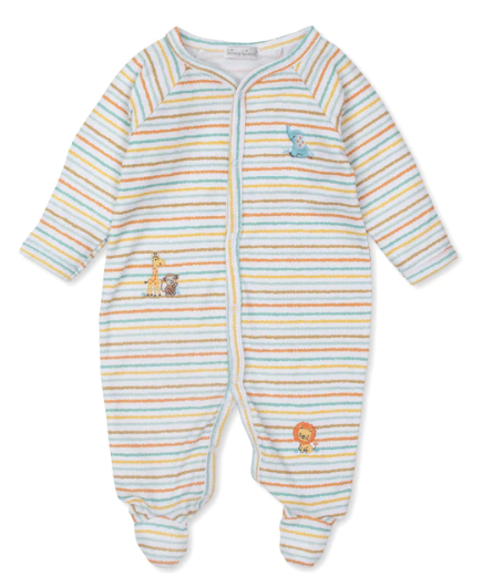 Safari Style Stripe Footie