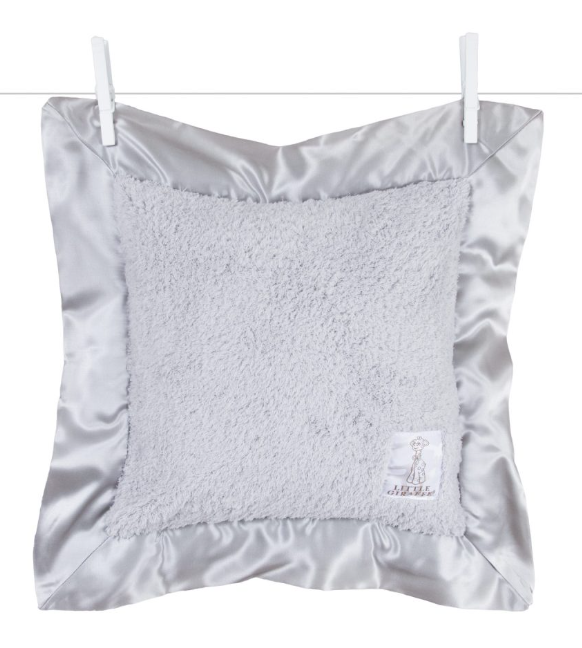 Silver Chenille Pillow