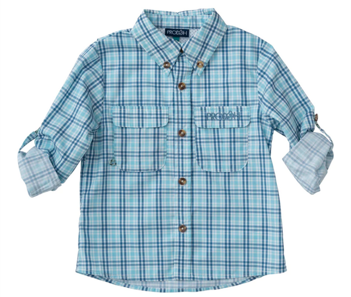 Sunset Vibes Fishing Shirt - Boys