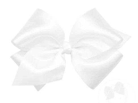 King French Satin Hair Bow