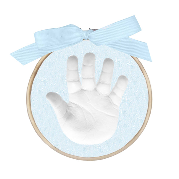 Blue Sugarprints-Glitter Handprint Kit