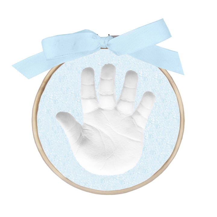 Blue Sugarprints-Glitter Handprint Kit