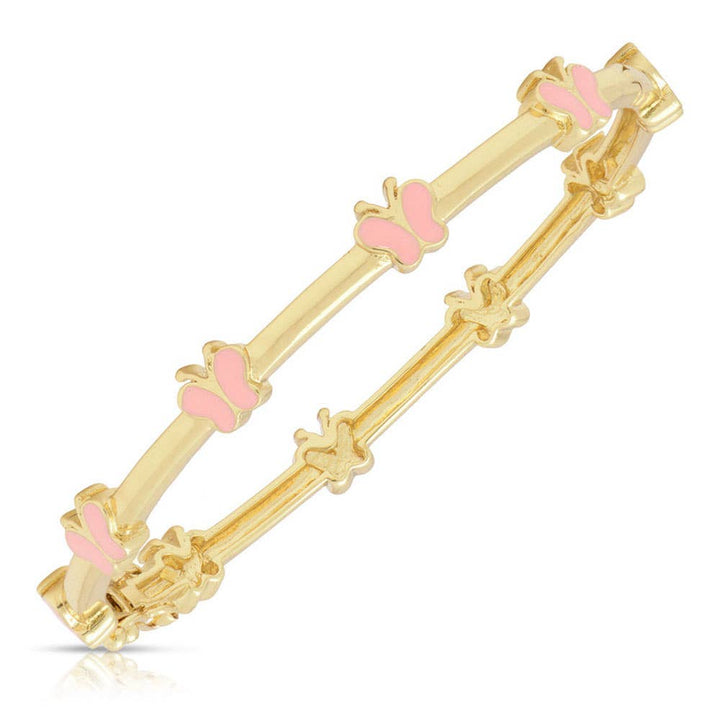 Butterfly Station Bangle: Pink