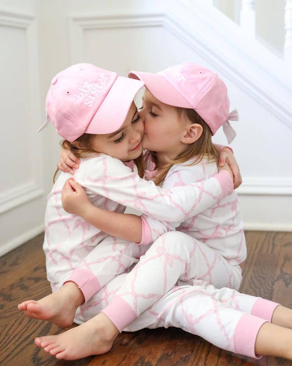 Big Sister Bow Baseball Hat (Baby, Youth): Baby/Toddler (0-2)