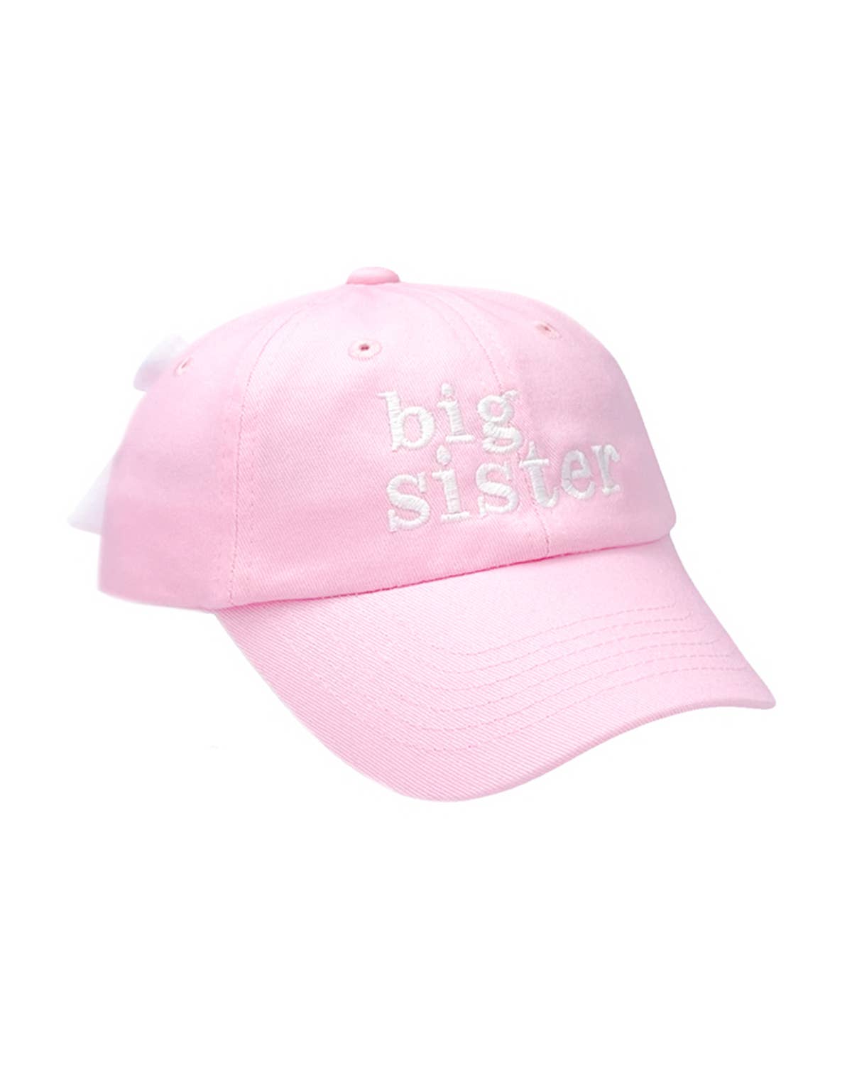 Big Sister Bow Baseball Hat (Baby, Youth): Baby/Toddler (0-2)