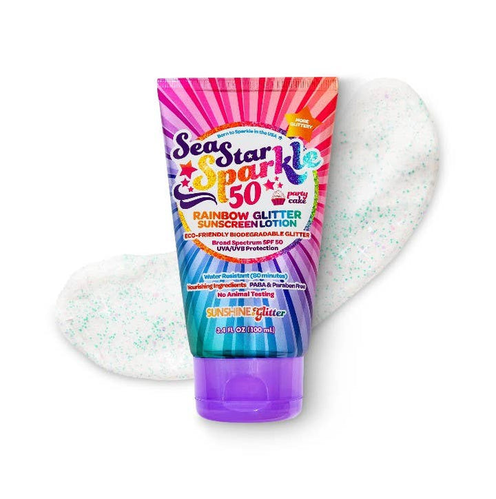 Rainbow Party Cake SPF 50 Travel Ready Gift Set