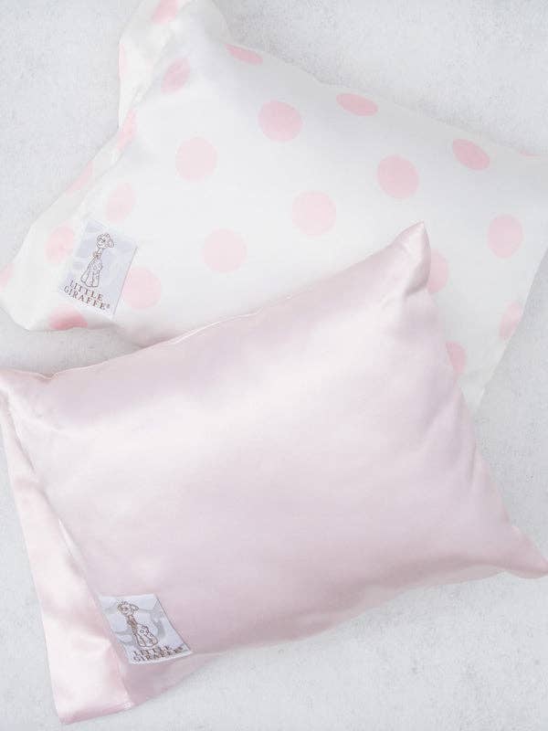 Satin Decorative Nursery Pillow: Pink