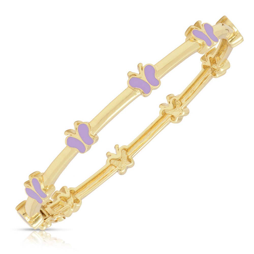 Butterfly Station Bangle: Pink