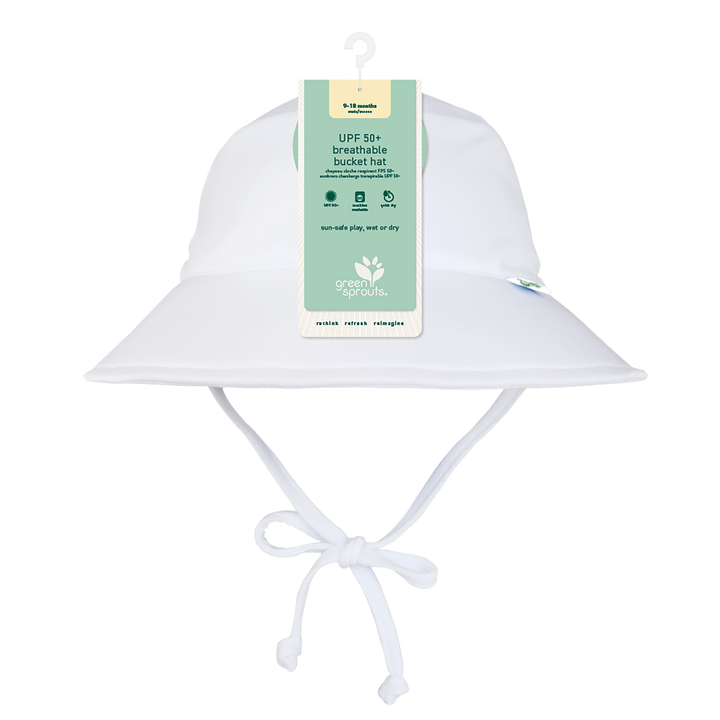 Breathable Bucket Sun Protection Hat: 0 / 6 Months / Light Pink