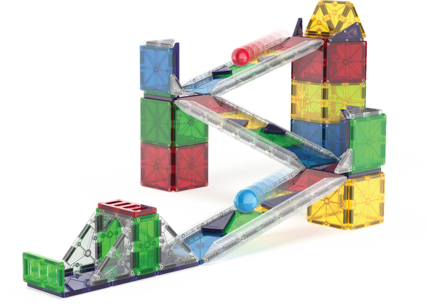 Magna-Tiles Rail Racers Deluxe 90-Piece Set