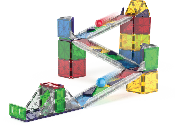 Magna-Tiles Rail Racers Deluxe 90-Piece Set