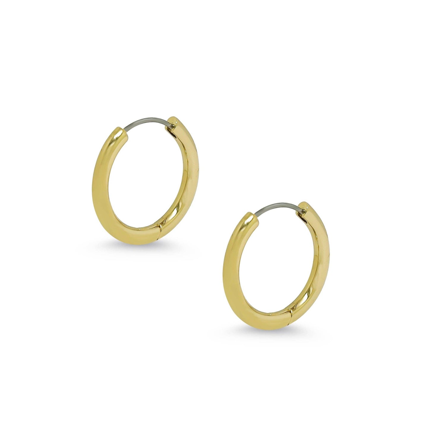 Tubular Hoop Earrings - Medium