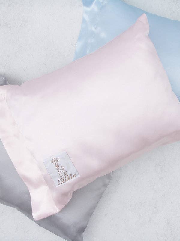 Satin Decorative Nursery Pillow: Blue