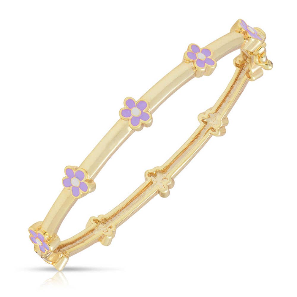Flower Station Bangle: Pink