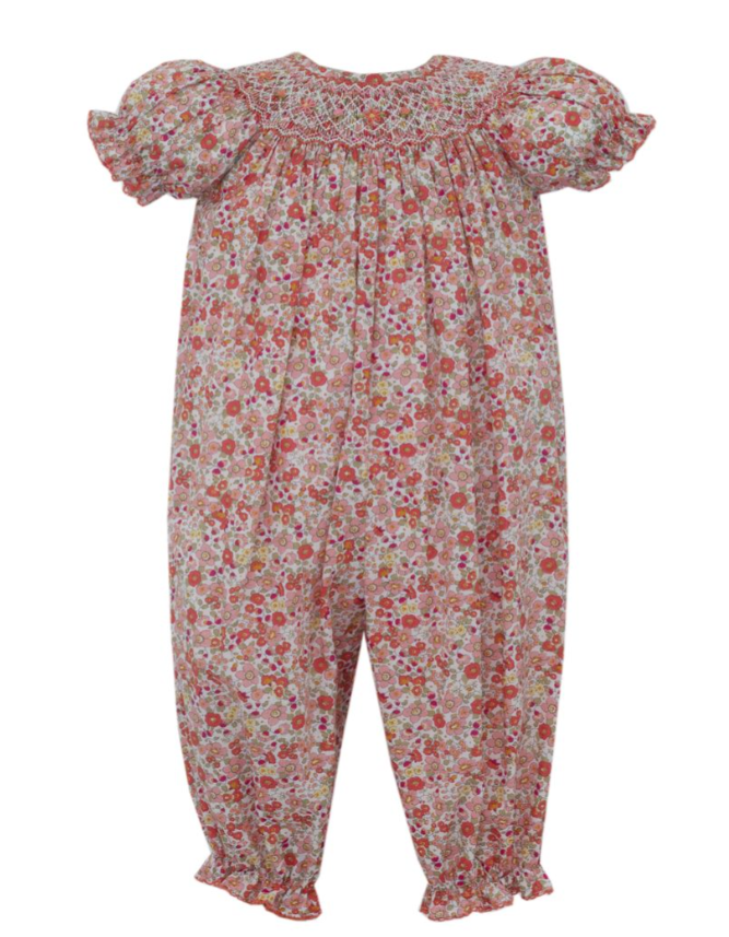 Grace-Orange Floral Liberty Long Bubble