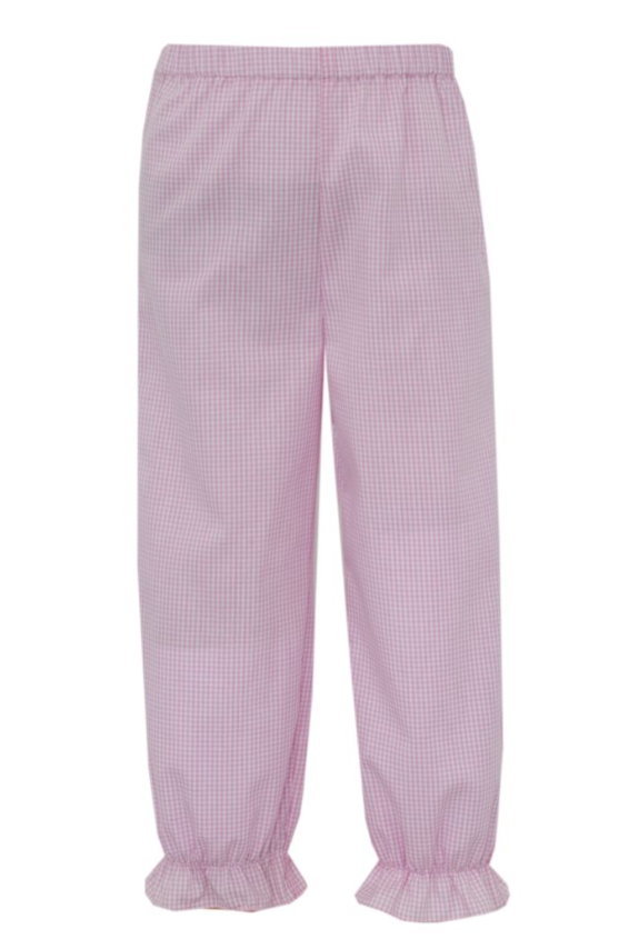 Pink Gingham Pants -Boots,Hats &Horses