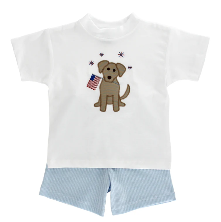 Patriotic Boys Short Set