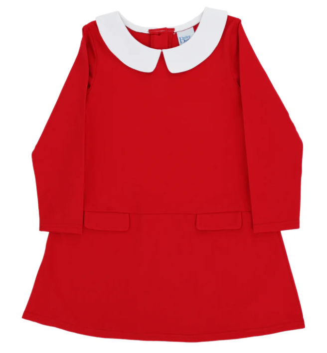 Red Knit Penni Pocket Dress