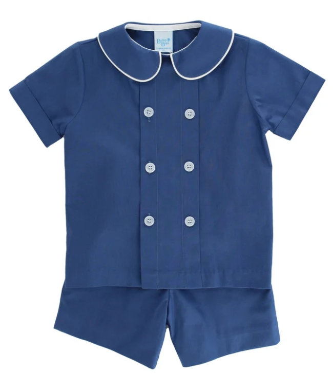 Posh Posie Short Set - Cornflower