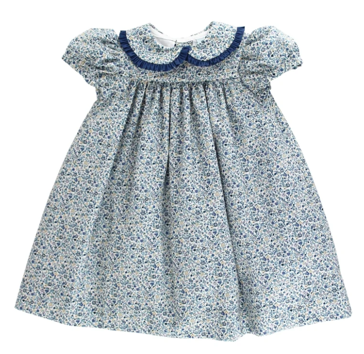 Posh Posie Dress - Cornflower Floral