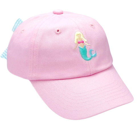 Pink Mermaid Bow BB Hat - Youth
