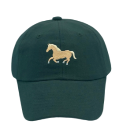 Green Horse Baseball Hat - Youth