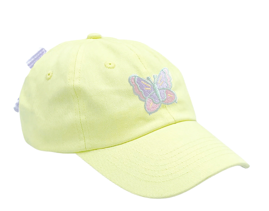 Butterfly Bow Baseball Hat - Junior