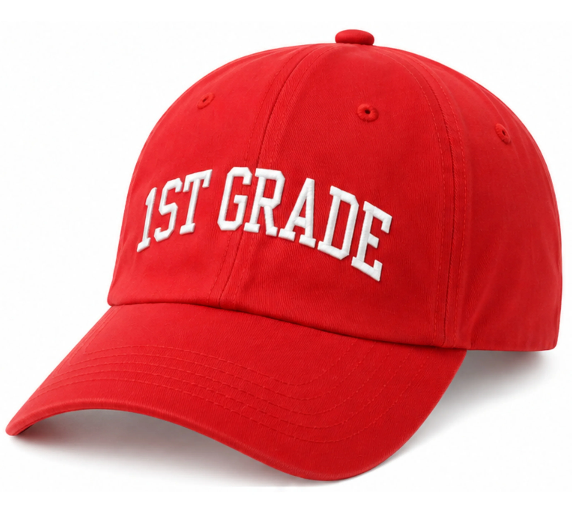 Back To School 1st Grade BB Hat