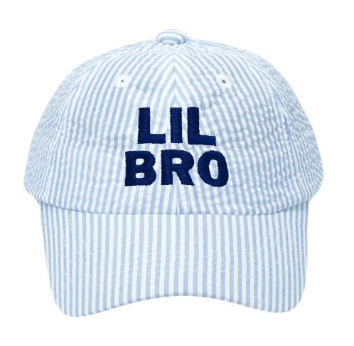 Lil Bro Seersucker BB Hat - Infant