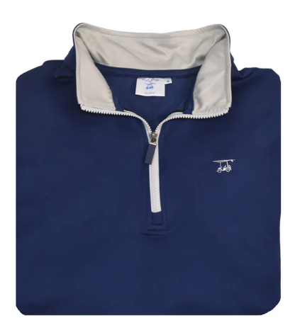 Navy Dogwood Qzip Pullover