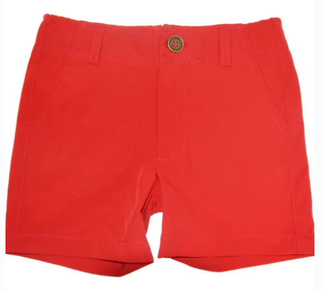 Red Performance Shorts