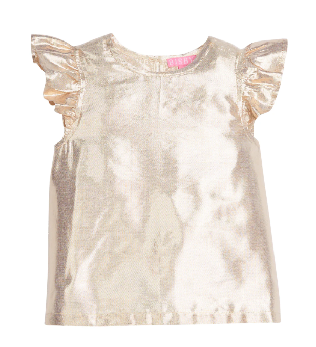 Gold Top - Gilt Metallic - Girls