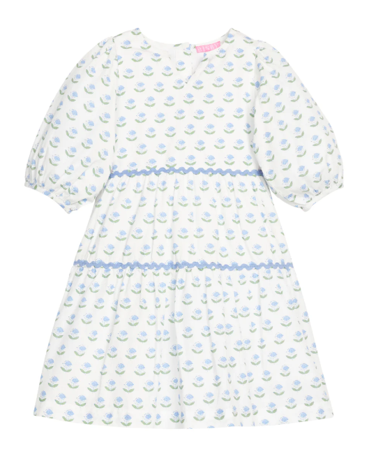 Madaket Blue Tulip Block Dress