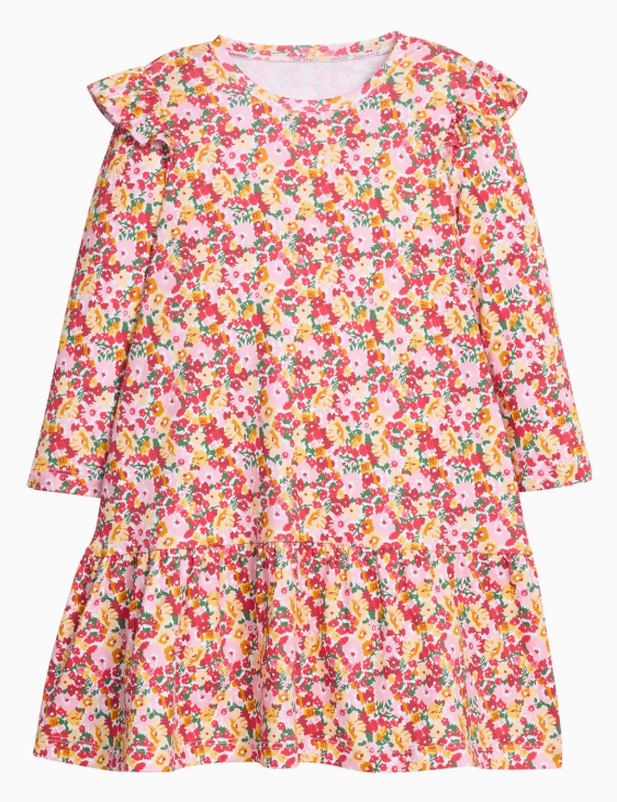 Sadie T-shirt Dress - Autumn Floral