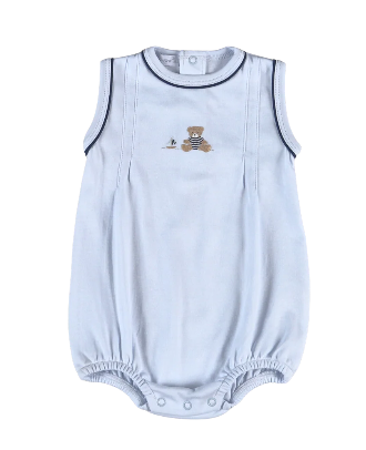 Blue Mariner Bear Emb Bubble