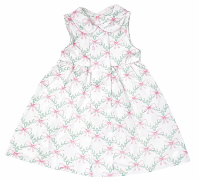 Bow Floral Dress - Toddler