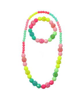 Vividly Vibrant Necklace & Bracelet Set