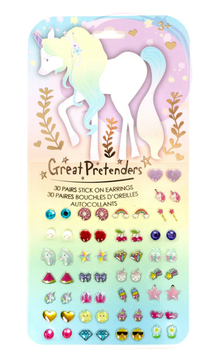 Whimsical Unicorn Sticer Earrings 30 PC