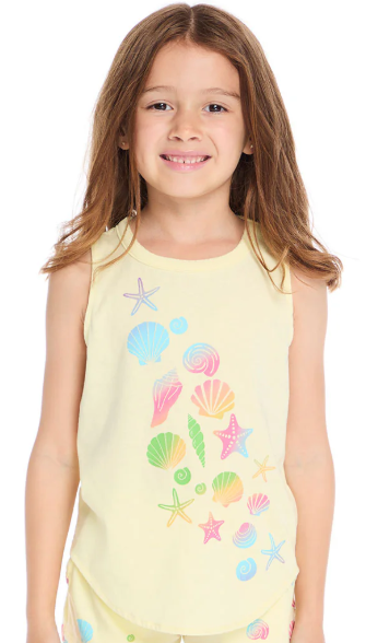Colorful Shells Tank Top - Tween