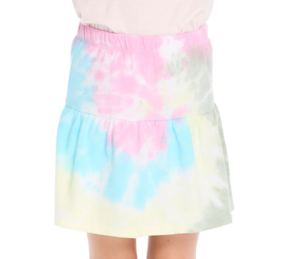 Rainbow Tie Dye Skort - Tween