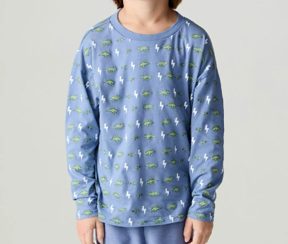 Dino Bolts LS Tee