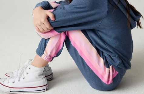 Multi Stripes Girls Jogger