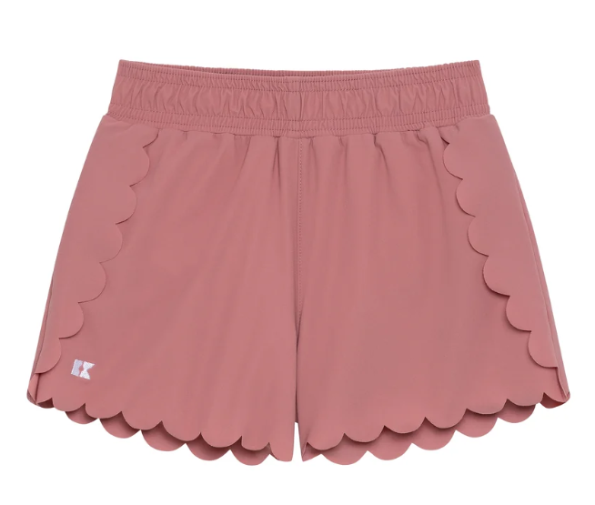 Dusty Pink Scalloped Short