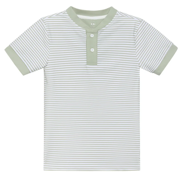 Sage/White Stripe Blade Shirt