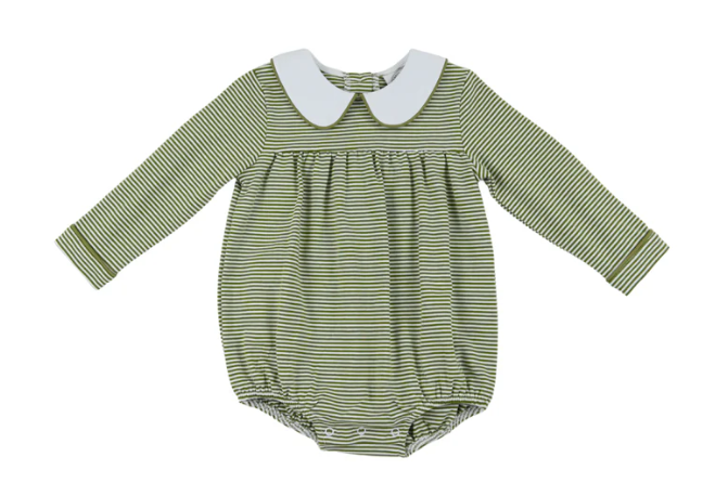 Dark Green Stripe Bubble
