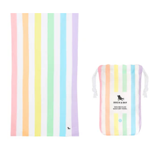 Quick Dry Towel Large - Unicorn Waves