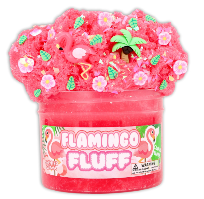 Flamingo Fluff Slime